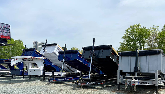 Diamond C trailers at Groundworks Trailer Sales & Landscape Supply.