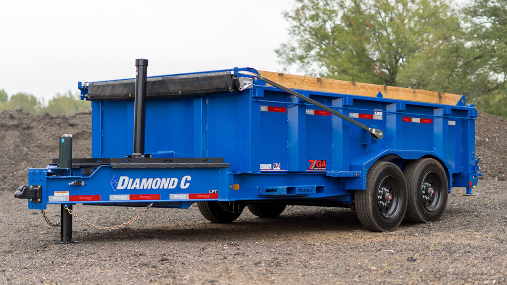 LPT BLUE PACESETTER DUMP TRAILER