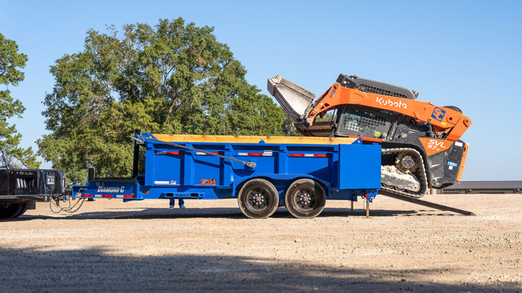 LPT BLUE PACESETTER DUMP TRAILER