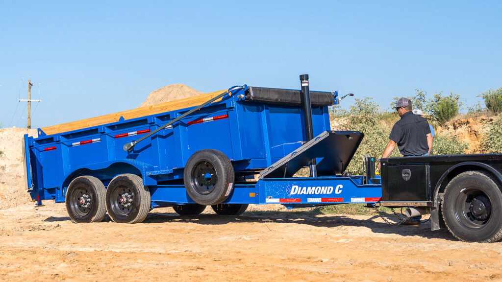 LPT BLUE PACESETTER DUMP TRAILER