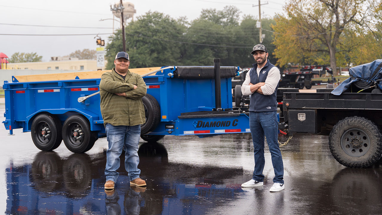 Justin Winner of LPT Pacesetter Dump Trailer 2023