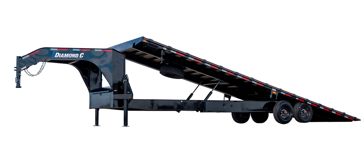 DET-GN | Heavy Duty Gooseneck Deck Over Tilt Trailer