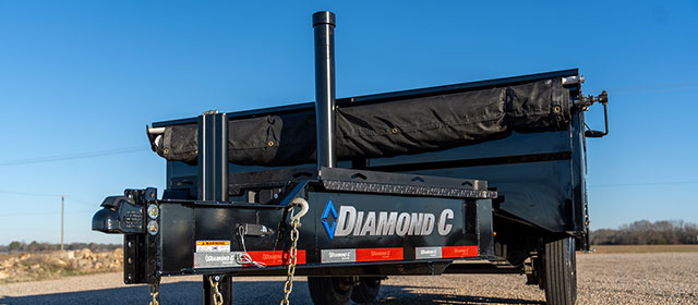 DOD Deck Over Dump Telescopic Cylinder Trailer