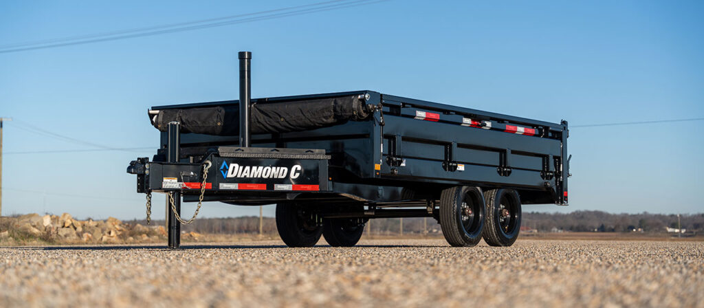 DOD Bumper Pull Deck Over Dump Trailer