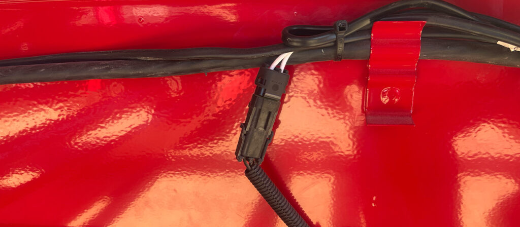 Diamond C automotive-grade wiring harness connectors.