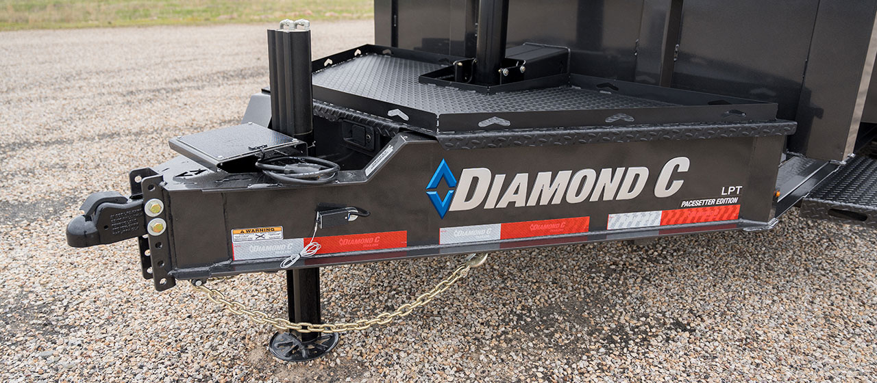 LPT Low Profile Dump Trailer Pacesetter Edition Hydraulic Jack