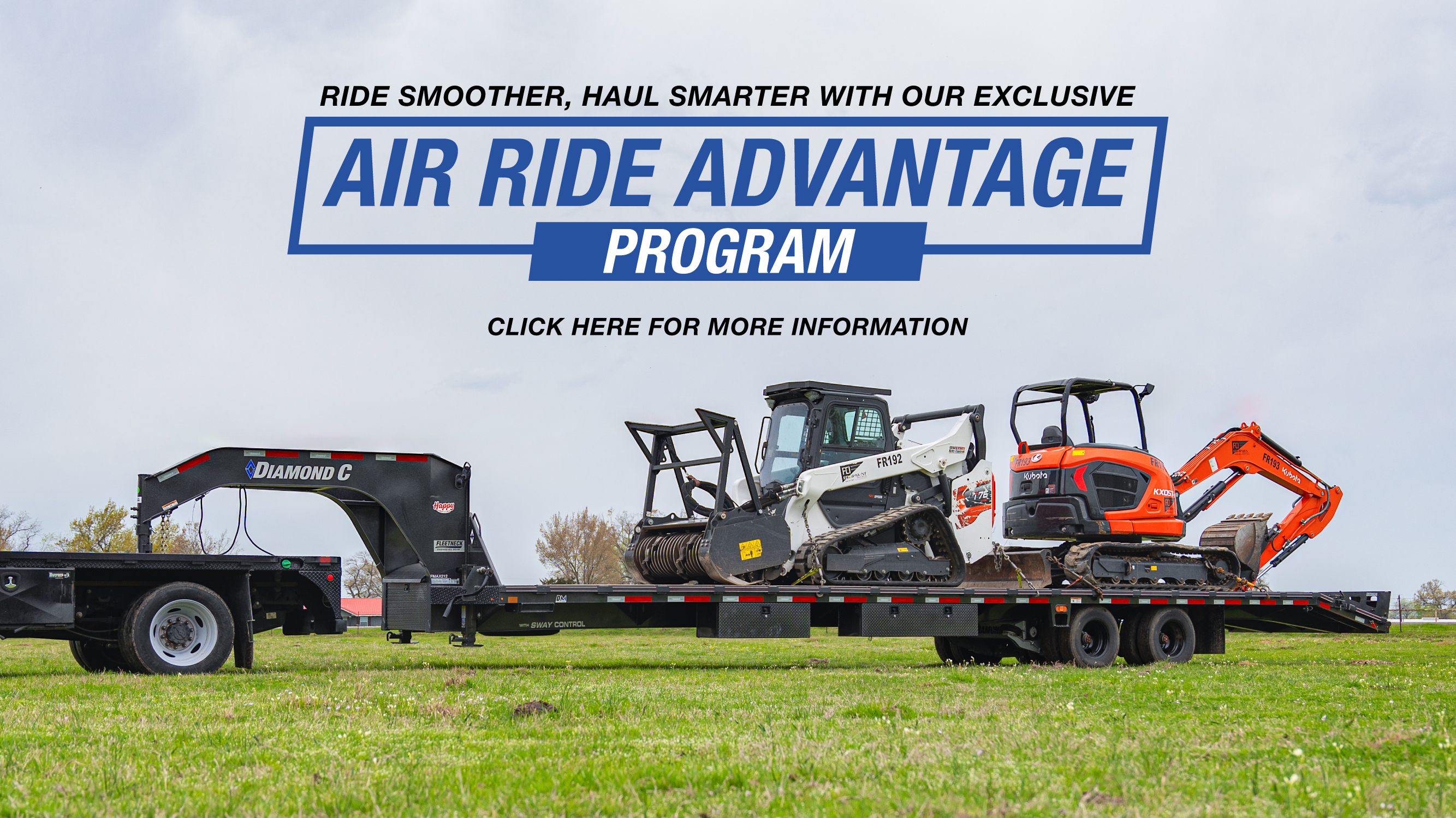 Air Ride Advantage Program for Air Ride Gooseneck and Step Deck Trailers