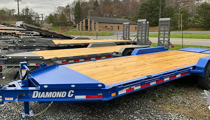 Diamond C Equipment trailers at IW Trailers.