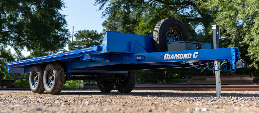 GDD Equipment Trailer Diamond C Straight Deck