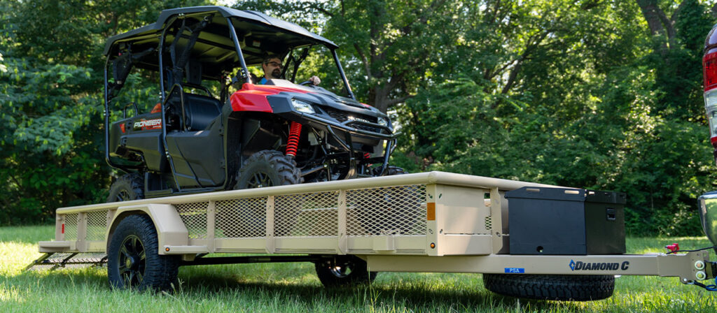 PSA Venture Edition Single Axle Utility Trailer