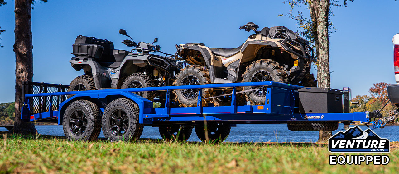 GTU Premium Tandem Axle Utility Trailer